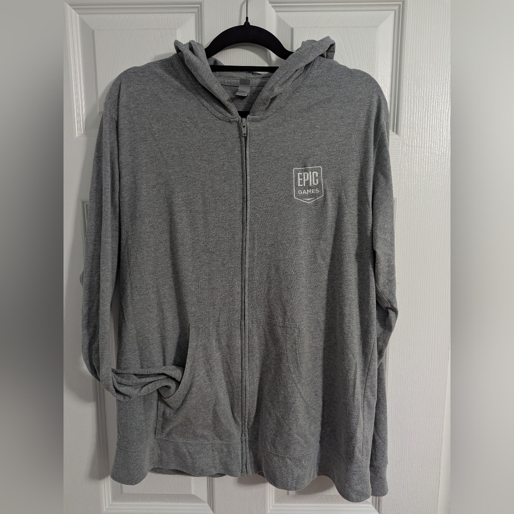 Epic Full Zip Hooded Long Sleeve T-shirt